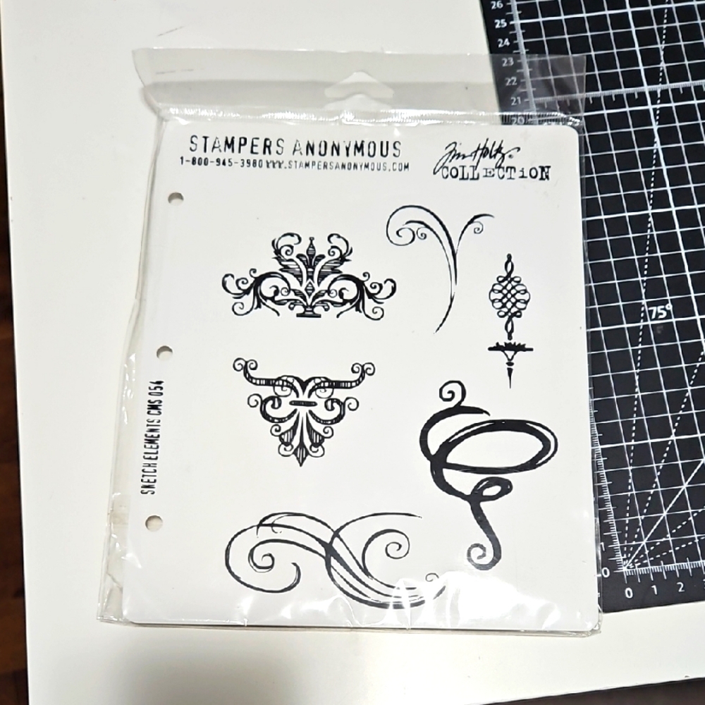 SKETCH ELEMENTS Stampers Anonymous Tim Holtz Collection Stamps